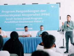Membuka Kesempatan melalui Pendidikan, Vale Indonesia Serahkan Ijazah Paket C bagi Masyarakat di Pomalaa